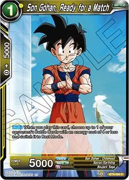 Son Gohan, Ready for a Match card art