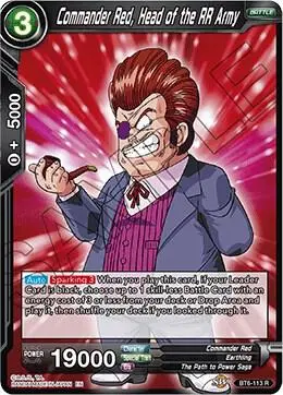 Commander Red, Head of the RR Army card art