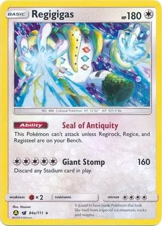 Regigigas - 84a/111 card art