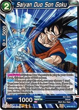 Saiyan Duo Son Goku card art