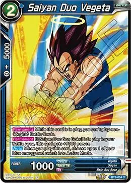Saiyan Duo Vegeta card art