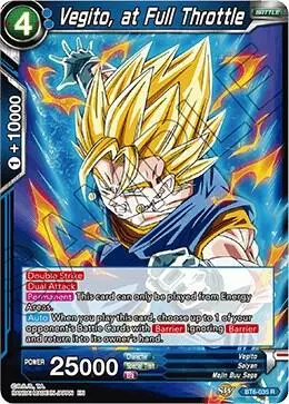 Vegito, at Full Throttle card art