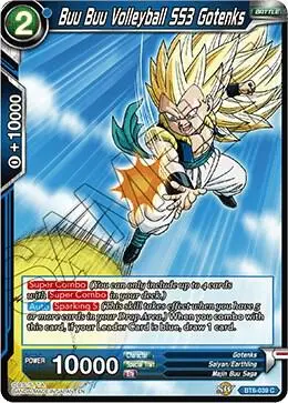 Buu Buu Volleyball SS3 Gotenks card art
