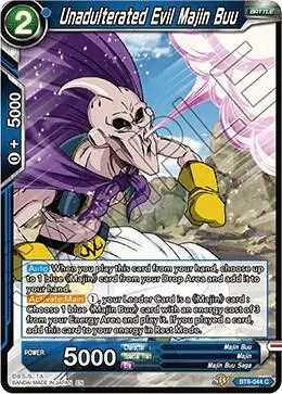 Unadulterated Evil Majin Buu card art