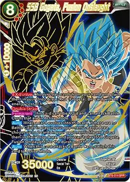 SSB Gogeta, Fusion Onslaught (SPR) card art