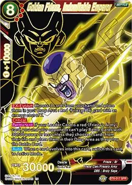 Golden Frieza, Indomitable Emperor (SPR) card art