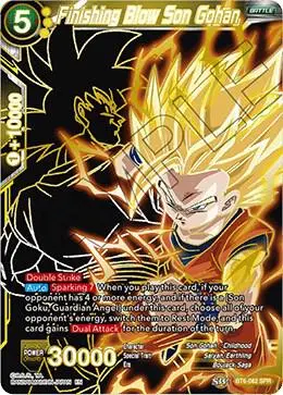 Finishing Blow Son Gohan (SPR) card art
