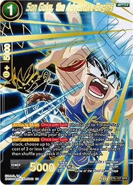 Son Goku, the Adventure Begins (SPR) card art