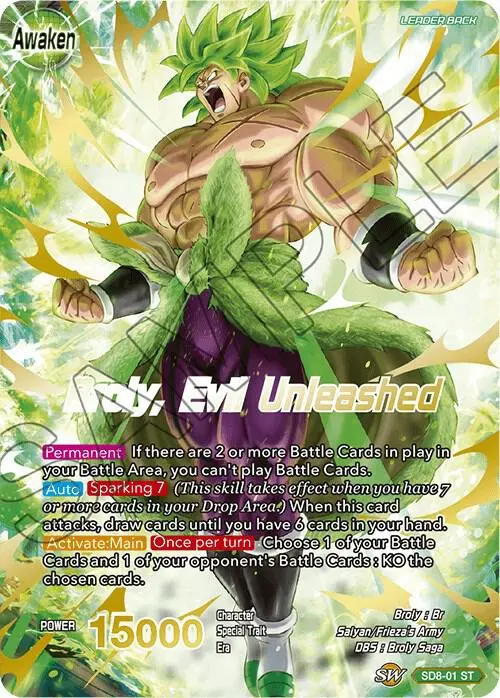 Broly // Broly, Evil Unleashed card art