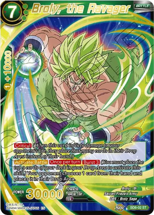 Broly, the Ravager card art