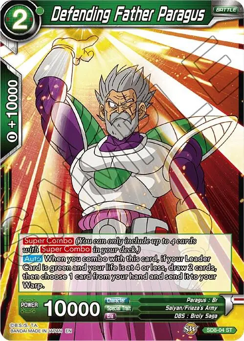 Defending Father Paragus card art