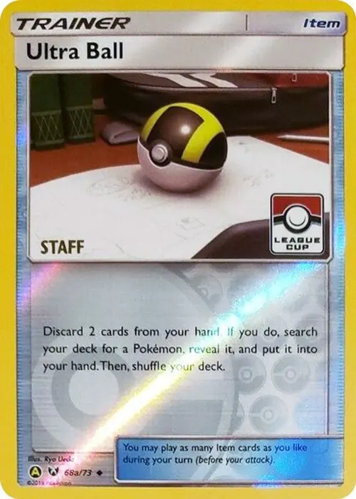Ultra Ball - 68a/73 (League Cup) [Staff] card art