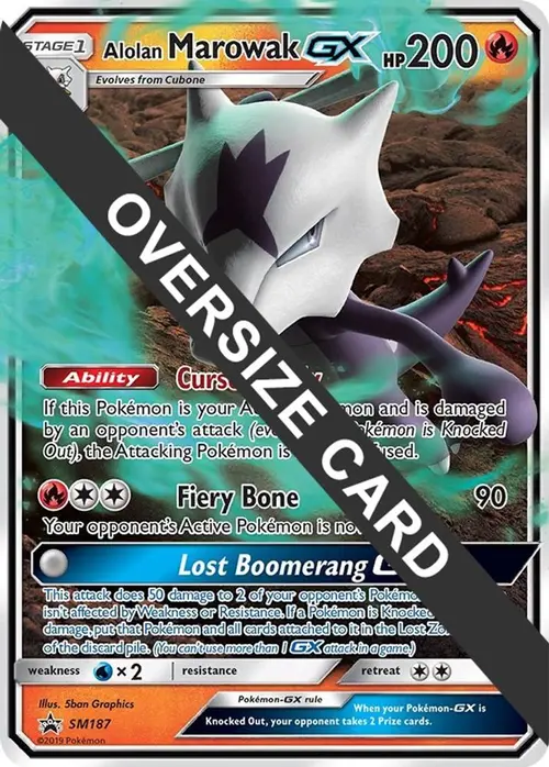 Alolan Marowak GX - SM187 card art