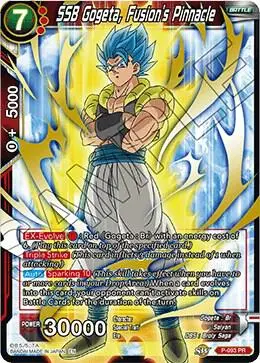 SSB Gogeta, Fusion's Pinnacle card art