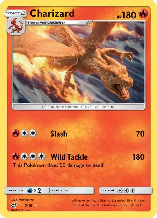Charizard card art
