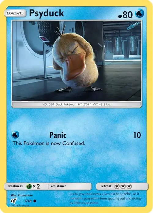Psyduck (Holo Common) card art