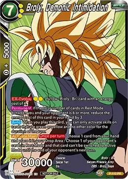 Broly, Demonic Intimidation (Broly Pack Vol. 3) card art