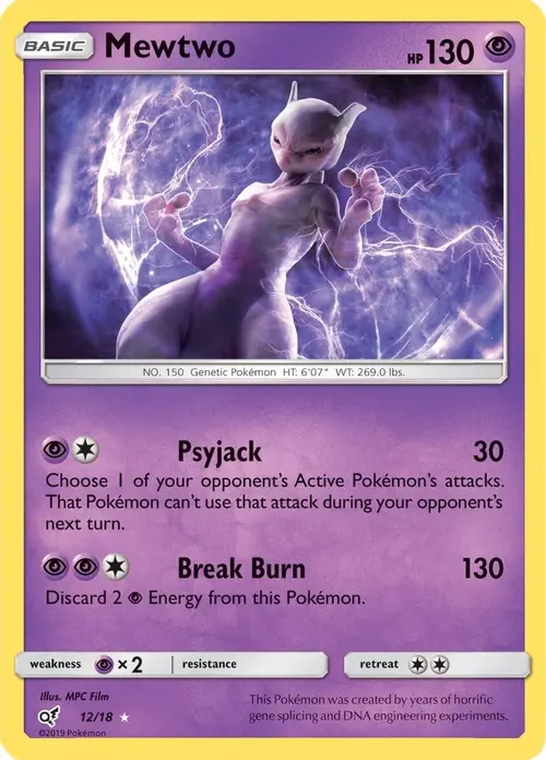 Mewtwo card art