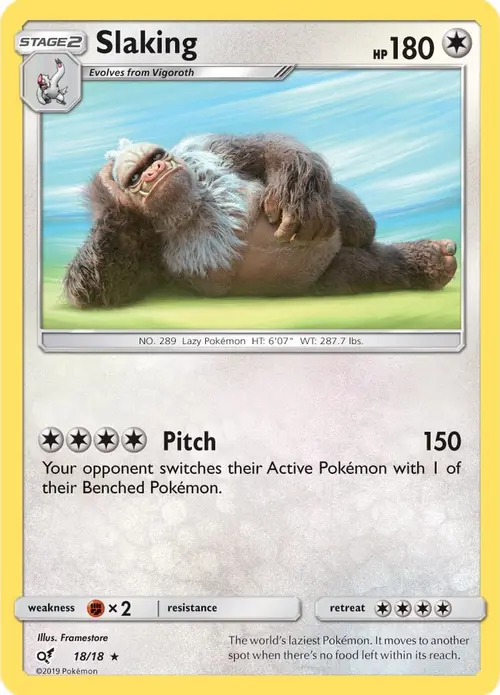 Slaking card art