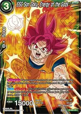 SSG Son Goku, Energy of the Gods (Special Pack Set 6) card art