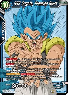 SSB Gogeta, Frenzied Burst card art