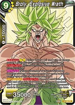 Broly, Explosive Wrath card art
