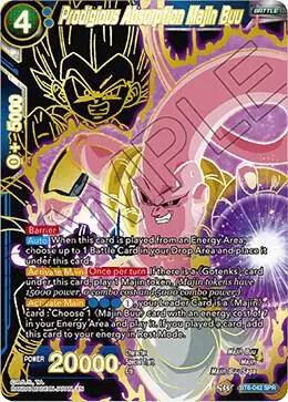 Prodigious Absorption Majin Buu (SPR) card art