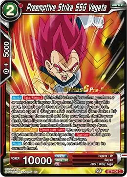 Preemptive Strike SSG Vegeta card art
