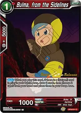 Bulma, from the Sidelines card art