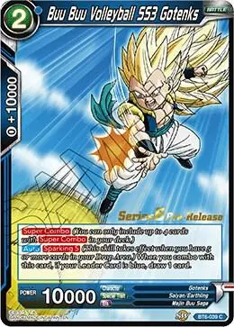 Buu Buu Volleyball SS3 Gotenks card art