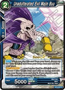 Unadulterated Evil Majin Buu card art