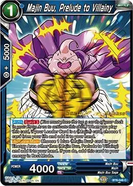 Majin Buu, Prelude to Villainy card art
