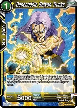 Dependable Saiyan Trunks card art