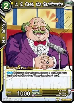 X. S. Cash, the Gazillionaire card art