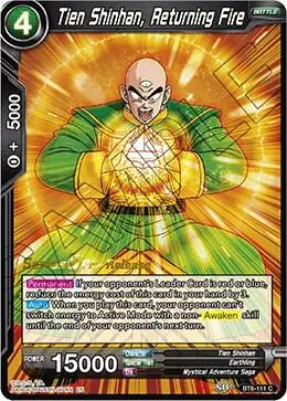 Tien Shinhan, Returning Fire card art