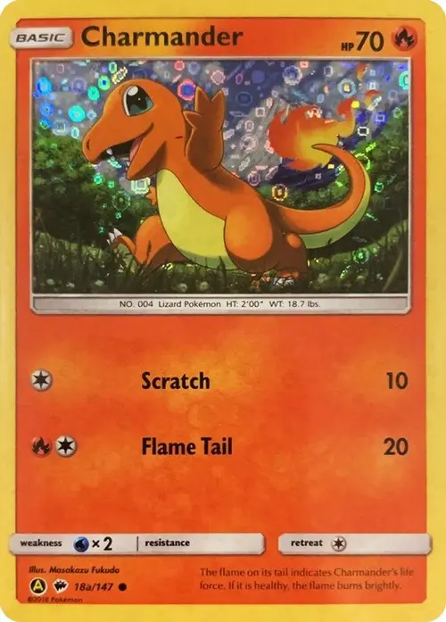 Charmander - 18a/147 (General Mills Promo) card art