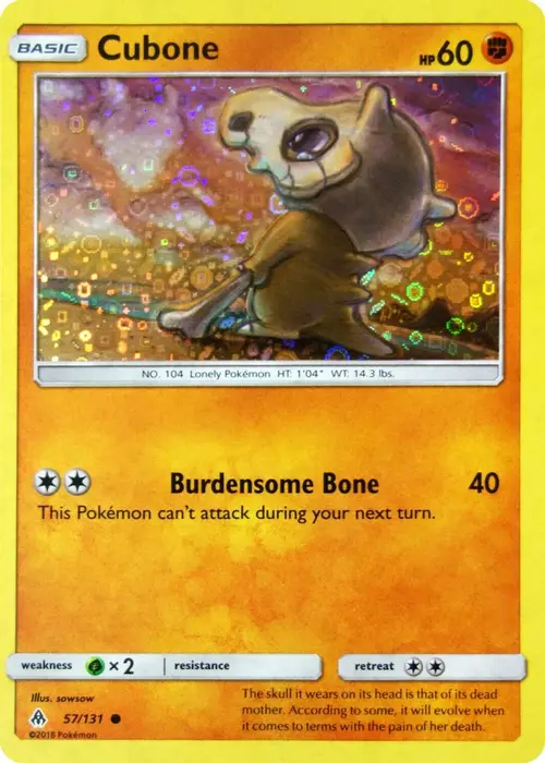 Cubone - 57/131 (General Mills Promo) card art