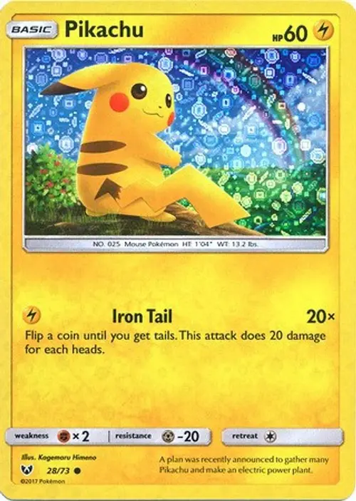 Pikachu - 28/73 (General Mills) card art