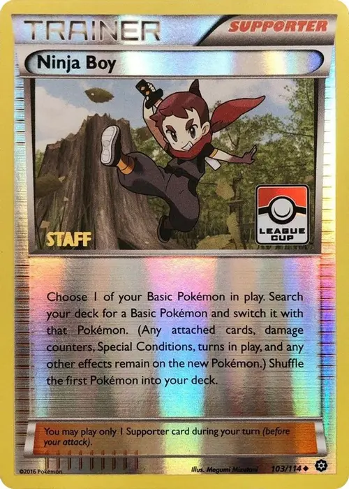 Ninja Boy - 103/114 (League Cup) [Staff] card art