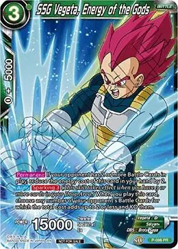 SSG Vegeta, Energy of the Gods card art