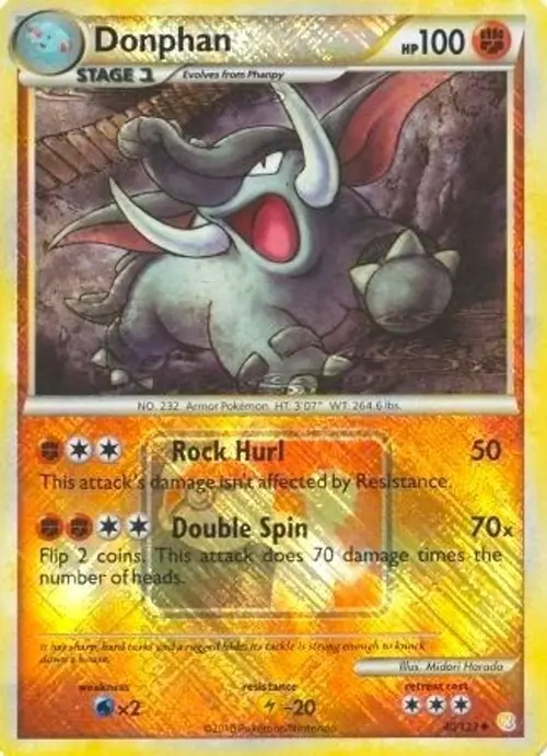 Donphan - 40/123 (League Promo) card art
