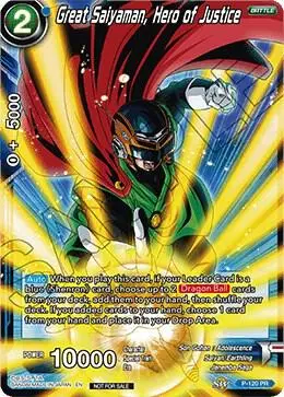 Great Saiyaman, Hero of Justice (Power Booster) card art