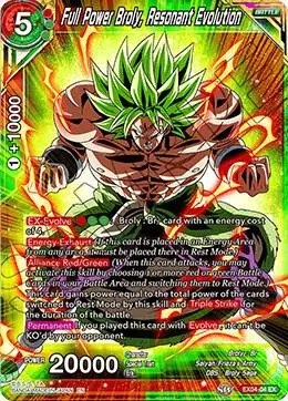 Full Power Broly, Resonant Evolution card art