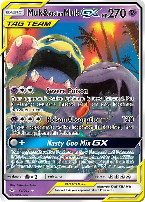 Muk & Alolan Muk GX card art