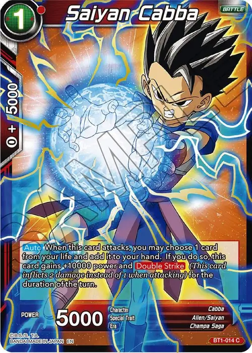 Saiyan Cabba (Alternate Art) card art
