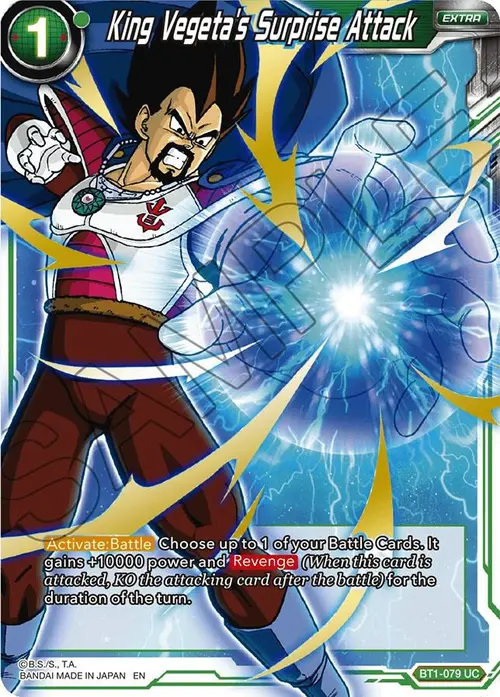 King Vegeta's Surprise Attack (Alternate Art) card art