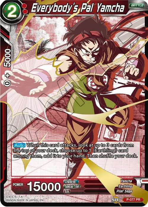 Everybody's Pal Yamcha (Alternate Art) card art