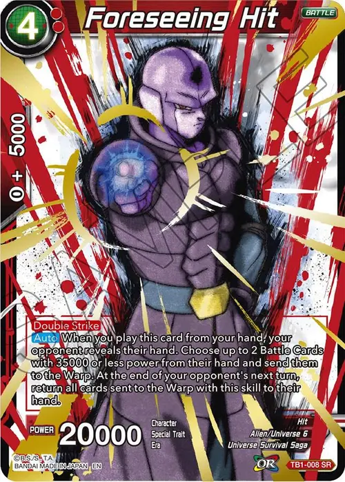 Foreseeing Hit (Alternate Art) card art