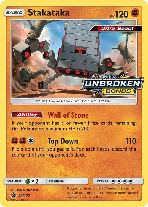 Stakataka - SM180 (Prerelease) card art