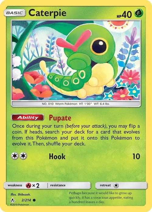 Caterpie card art